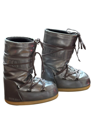 Moonboots vinyle grises 27-30