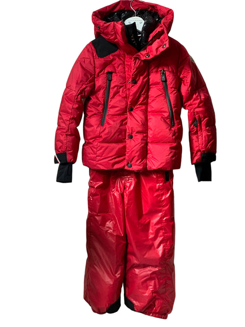 Ensemble ski Moncler rouge 5 ans