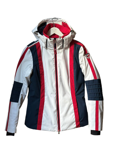 Veste ski femme ROSSIGNOL blanc rouge bleu M/38