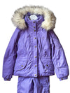 Ensemble ski Poivre Blanc 8 ans lilas