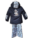 Ensemble ski motifs marine blanc Poivre Blanc 3 ans