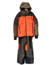 Tenue de ski Moncler kaki orange 10 ans