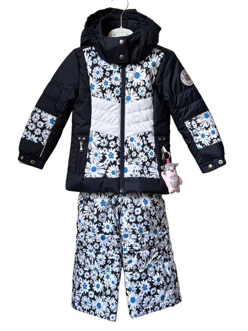 Ensemble ski motifs marine blanc Poivre Blanc 3 ans