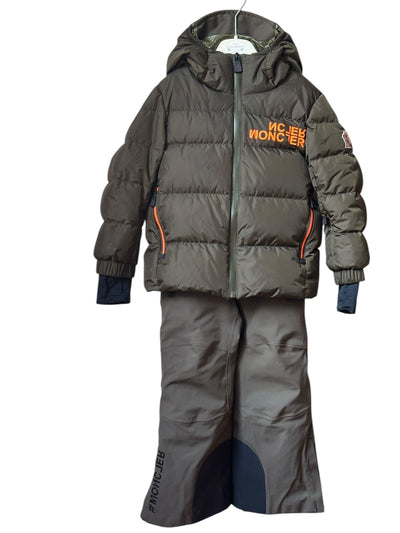 Tenue de ski Moncler kaki 4 ans