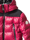 Veste de ski Moncler bordeaux 6 ans