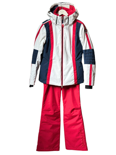 Veste ski femme ROSSIGNOL blanc rouge bleu M/38