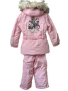 Ensemble ski Poivre Blanc rose 4 ans