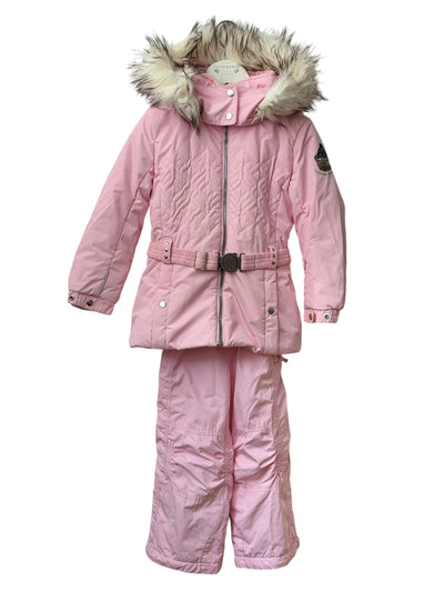 Ensemble ski Poivre Blanc rose 4 ans