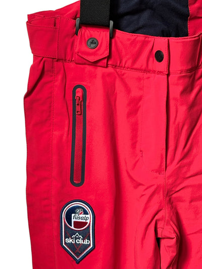 Pantalon ski Fusalp rouge 8 ans