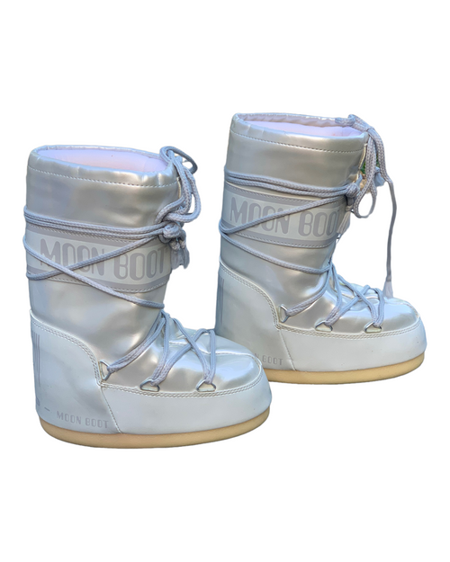 Moonboots argenté vinyle 27-30