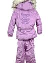 Ensemble ski Poivre Blanc lilas 4 ans